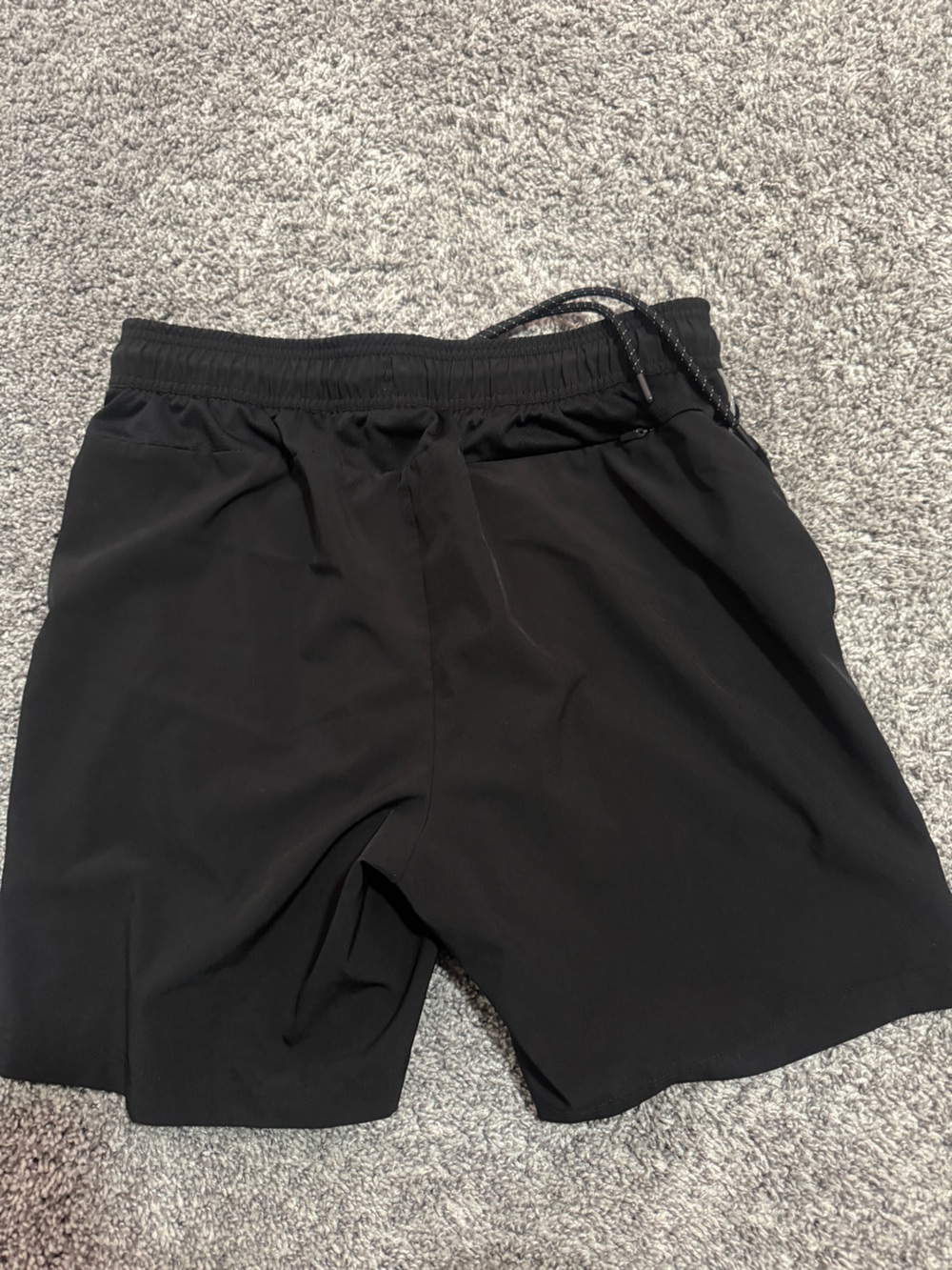 Champion Black Athletic Shorts with Reflective Trim - Picture 2 of 3